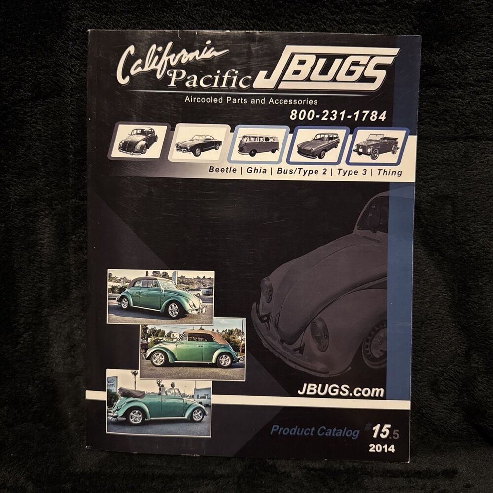 California Pacific JBugs Parts & Accessories Catalog 15.5 2014